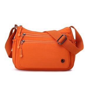 2458 Crossbody Bags Waterproof Nylon Shoulder Bag Roomy Multiple Pockets